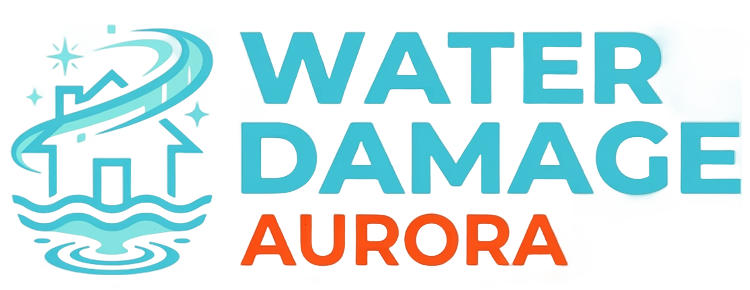 aurora water damage restoration website logo